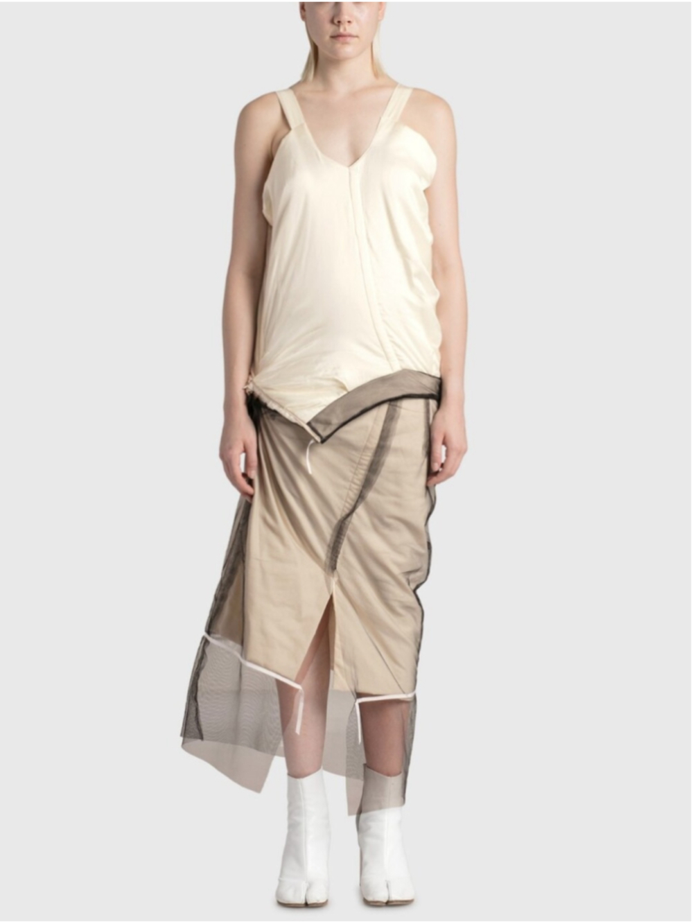 Maison Martin Margiela Organza Insert Two-way Dress size L(44) BNWT